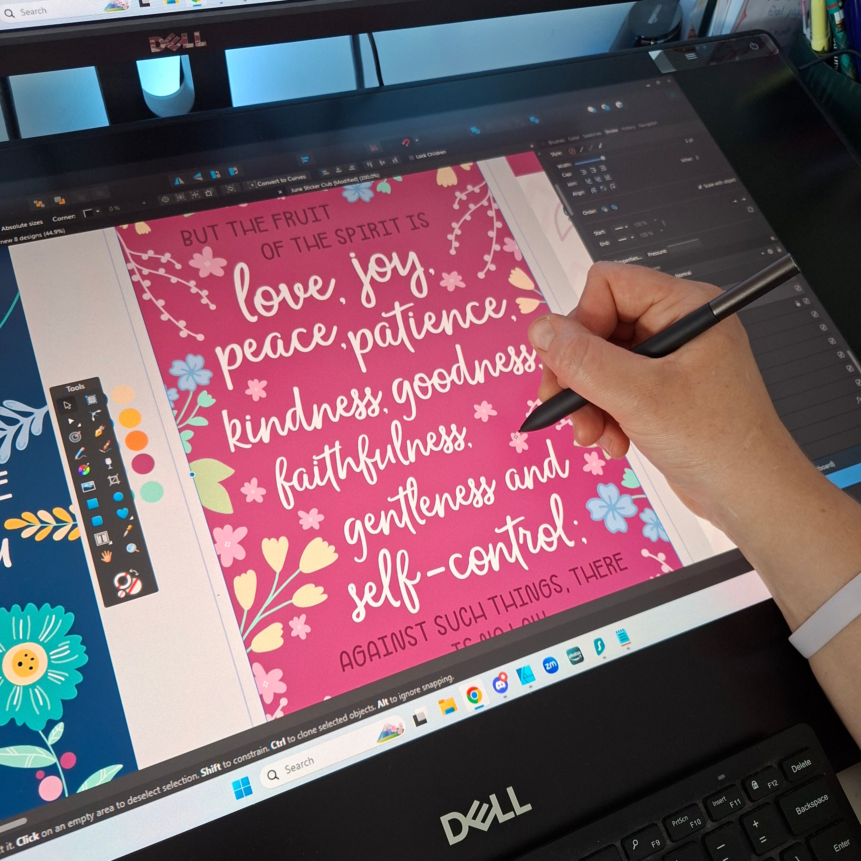 Hands at work - Kirsty Grace Designs