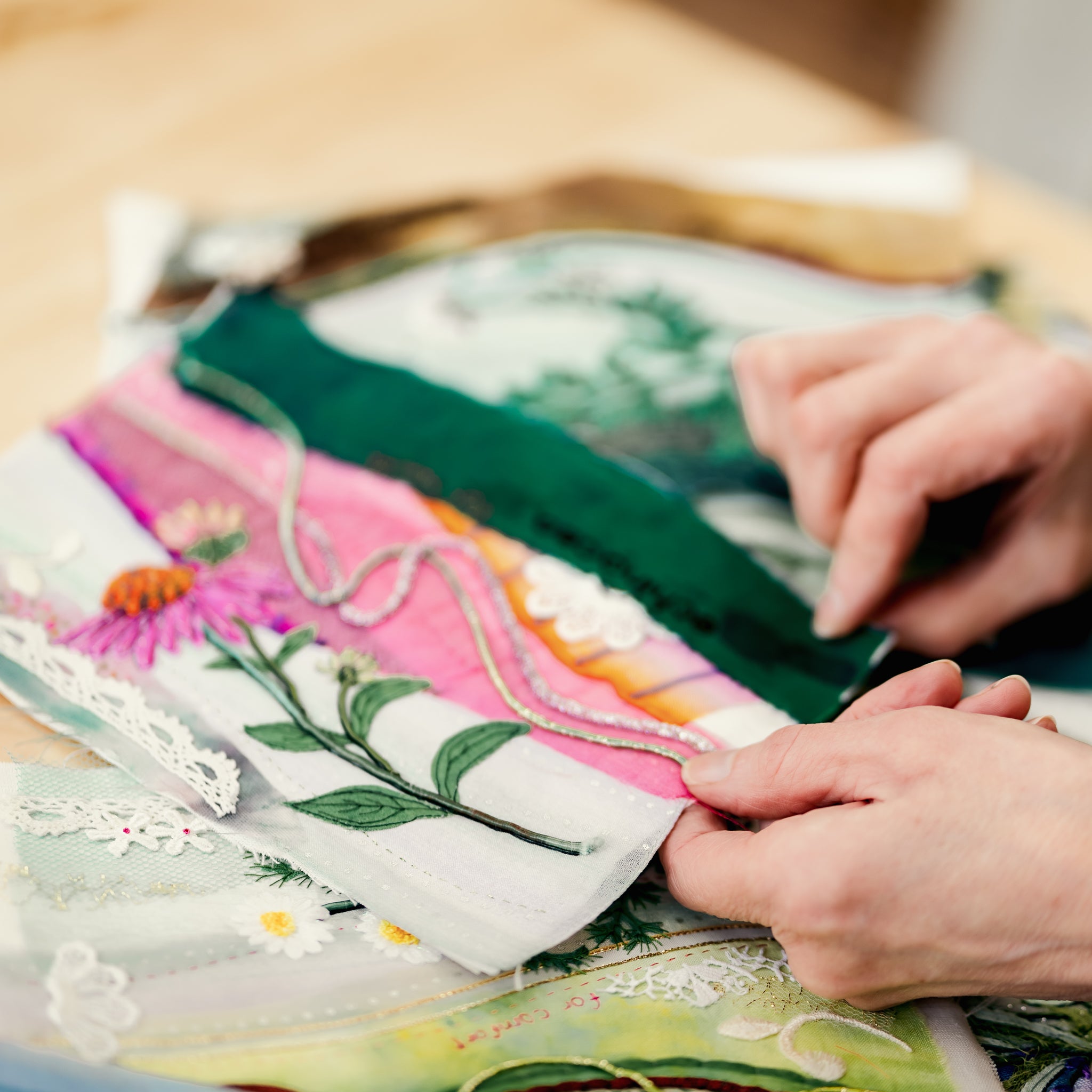 Hands at work - Harlequin Arts